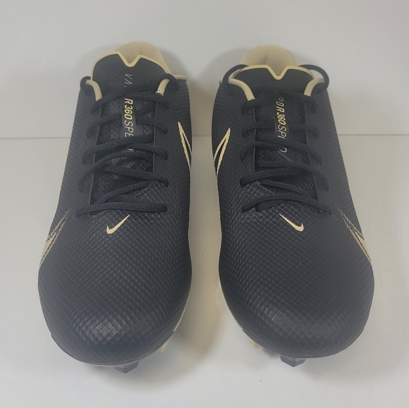 Nike Vapor Edge Speed 360 Football Cleats Low Mens Size 14 Black Gold CV6349-004 - Picture 7 of 10